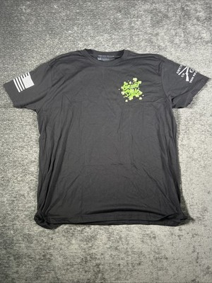 Grunt Style Hooligan St Patrick T Shirt Men s 2XL New Black