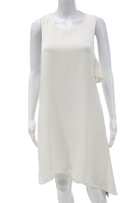 3.1 Phillip Lim Womens Silk Shift Dress Ivory Sleeveless Size 2
