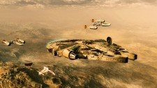 Star Wars art science fiction millennium falcon Custom Gaming Mat Desk 4703