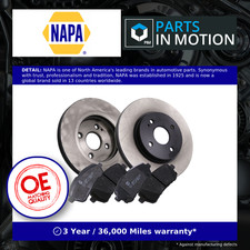 2x Vented Brake Discs and Pads fits MAZDA 2 1.3 Front 07 to 15 258mm Set Pair