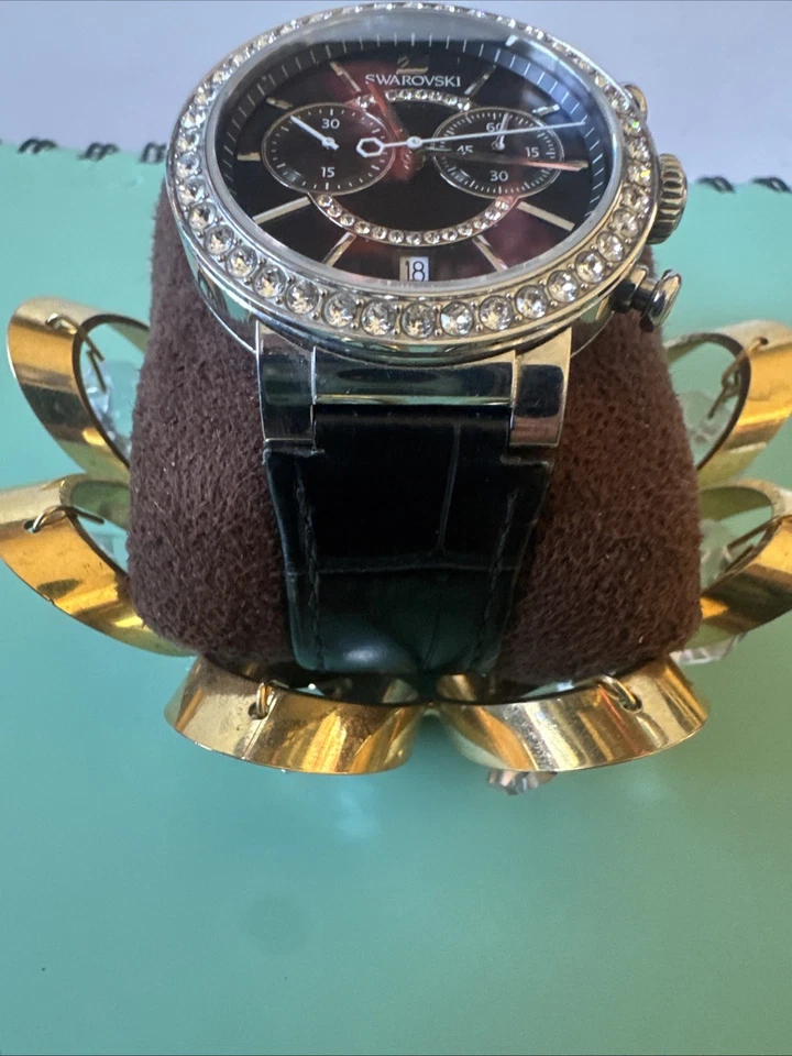 施华洛世奇女士腕表不锈钢带透明水晶 — 第 3/4 张图片