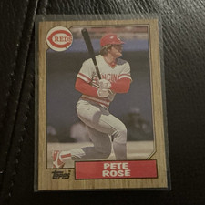 Topps 1987 Pete Rose #200 Cincinnati Reds MLB Baseball Card Base Set