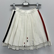 Thom Browne Dropback Pleated Mini Skirt 38 129277186