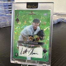 Wild Card Stacked Deck Seth Johnson Autograph 3/3