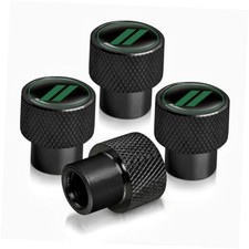 Car tire Valve stem Covers Large Logo tire Valve caps Compatible with GREEN