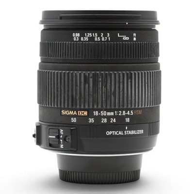 Sigma DC Zoom 18-50mm OS HSM 1:2.8-4.5  2.8-4.5 18-50 mm - Nikon digital