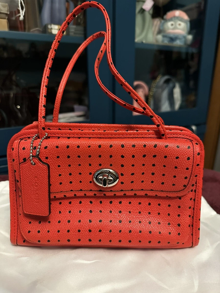 Coach Faux Leather Exterior Red Bags & Handbags for Women for sale