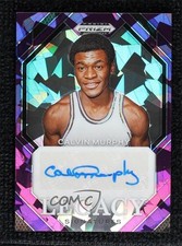 2024 Prizm Draft Picks Legacy Signatures Purple Ice 27/99 Calvin Murphy Auto 4f5