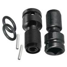 2X Socket Adapter Drill Hex Shank Chuck Change Impact Driver Tool 1/2" To 1/4"