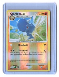 Cranidos Reverse Holo Mysterious Treasures 43/123 LP Pokémon TCG Vintage