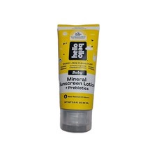Hello Bello Baby Mineral SPF 55 Sunscreen Lotion Prebiotics 3oz Exp 10/2026