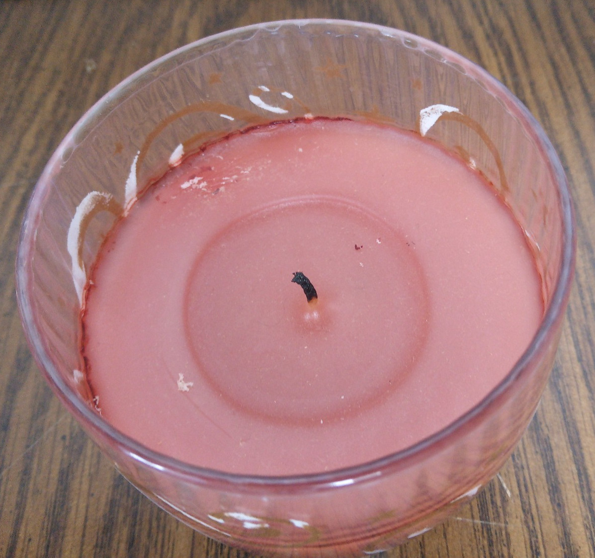 Glade Glass Christmas Candle