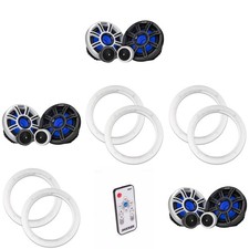 Kicker  3 Pair  51MSS65 LED 6.5" Premium Marine Component with a Pair of 50...