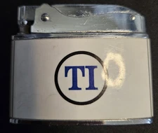 Vintage TI Ad Lighter By Warco Made In Japan