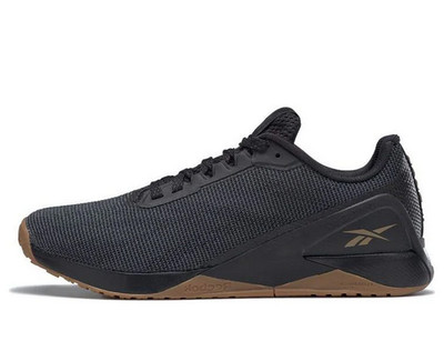 Reebok Nano X1 Grit  Black Canvas Lace Up Athletic Cross Training Men's Size 10