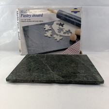 Fox Run 12 x 16 x 0.5 inch Green Marble Pastry Board 100% Marble Sleek design