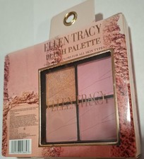 Ellen Tracy Rosy Cheeks Blush Palette 4 Shades Pink Peach Rose Shimmer Matte
