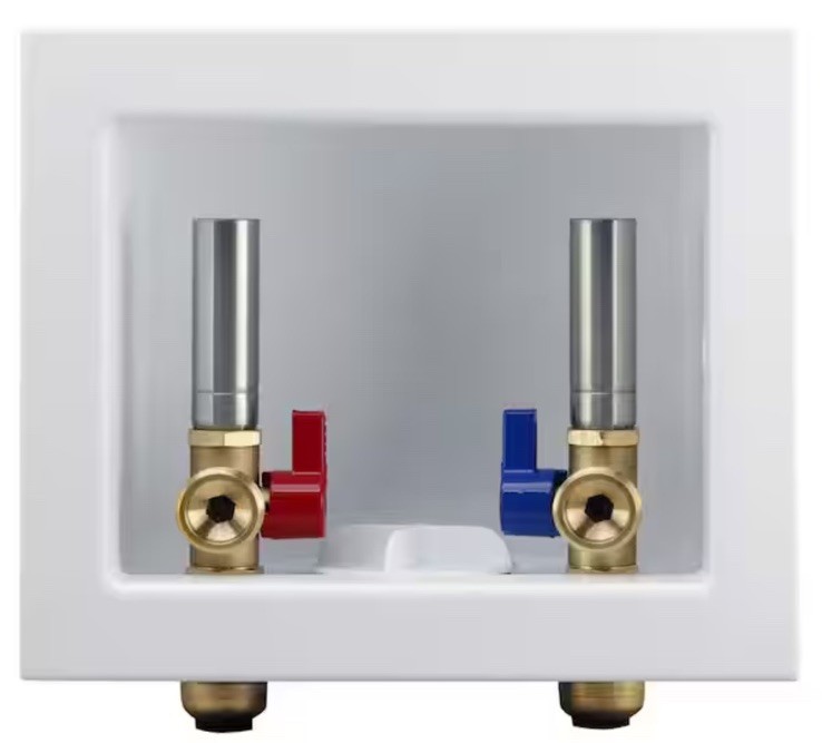 1/2 in. Brass Push-to-Connect x 3/4 in. Male Hose Thread Washing Machine Valves