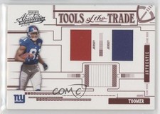 2005 Playoff Absolute Memorabilia Red Double Materials 31/100 Amani Toomer 10k8