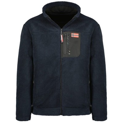 GeoNorway Herrenjacke Expedition Ureversible wendbar navy blau M