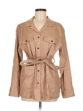 H By Halston Women Brown Trenchcoat M