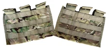 2 Pack USGI MOLLE Triple Magazine Pouch 3 Mag Tactical Military Multicam OCP EXC