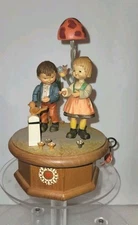 ANRI Music Box W/Thoren's Swiss Moments "What Have They Done To My Song" 