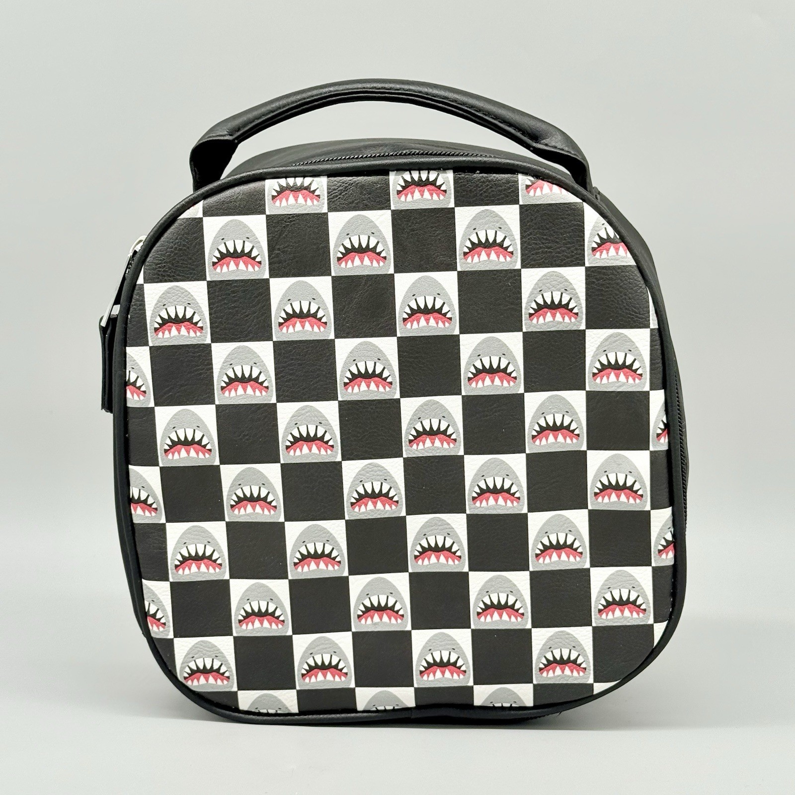 Captain Owens OMG Black Checkerboard Shark Head Insulated Zi