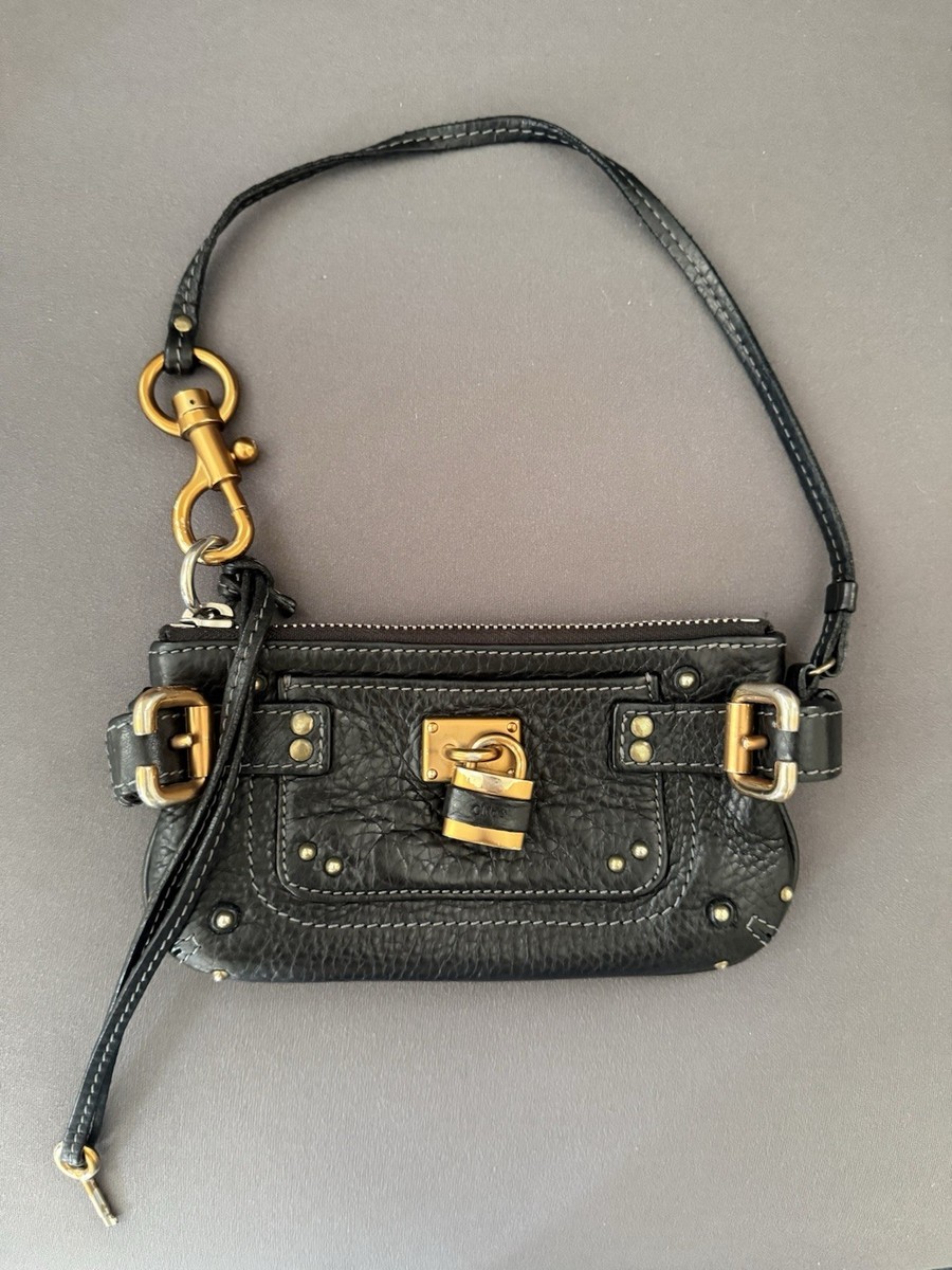 Chloé Paddington Small Shoulder Bag Zip Closure Gold Hardware | eBay
