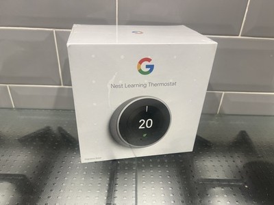 EDELSTAHL GOOGLE NEST LERNTHERMOSTAT 3. GEN T3028GB - GENERATION