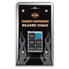 HARLEY DAVIDSON BILLIARD CHALK 6 Pieces Specially Formulated by Master Chalk
