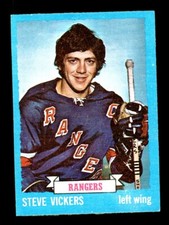 1973-74 TOPPS HOCKEY #57 STEVE VICKERS NEW YORK RANGERS
