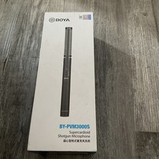 BOYA Professional XLR Supercardioid Shotgun Microphone BY-PVM3000S 244 