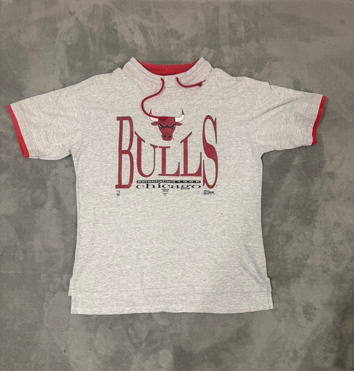 FILA Vintage Front Row Salem Sportswear Chicago Bulls MJ manica corta coulisse XL