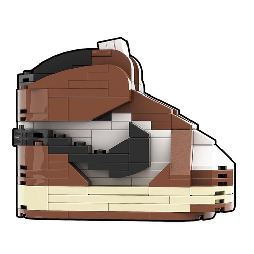 Kit de construcción de ladrillos deportivos interactivos artesanales versión pequeña | AJ1 Travis S - Imagen 5 de 9