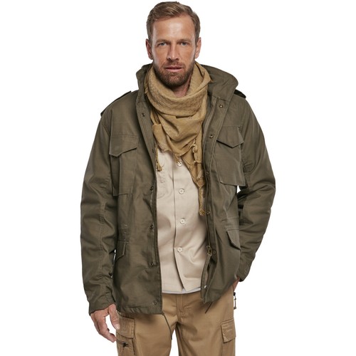 Brandit M-65 Field Jacket Winter Jacket Anorak Hood Collar Army Water-Repellent - Picture 26 of 71