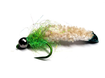 FLY FISHING FLIES - 3 MOP FLY - Caddis - 3/16 Tungsten Bead - #8 Daiichi Hook