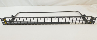 PHDHJU48 High Density HDJ 48 Port Unloaded Flat Patch Panel 1RU Black Ortronics
