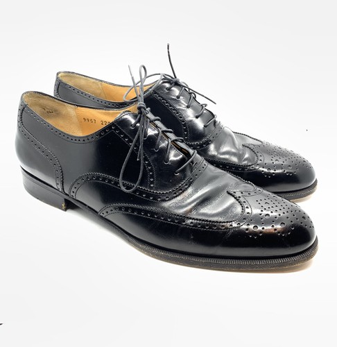Salvatore Ferragamo Black Leather 
