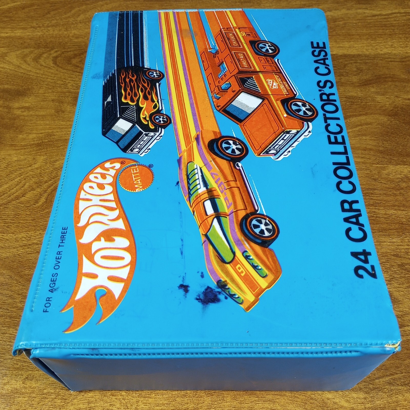 Hot Wheels Vintage Redline 24 Car Collector's Case Blue Storage USA 1976 BW 8227 eBay