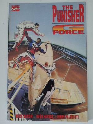 THE PUNISHER: G-FORCE PRESTIGE FORMAT GRAPHIC NOVEL 1992 MARVEL MIKE BARON!