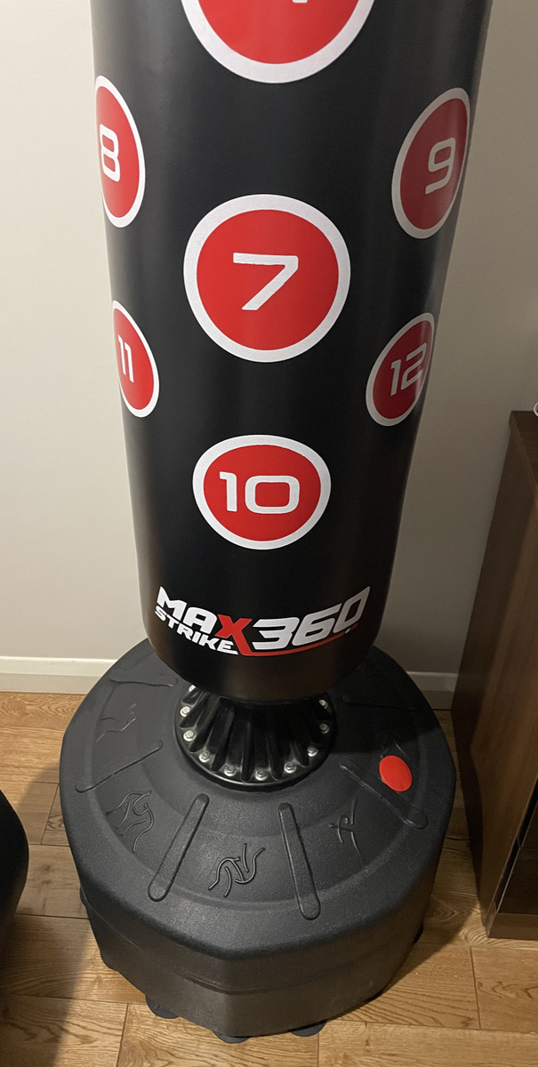 Gallant MAX 360 6ft Free Standing Boxing Punch Bag Black WITH