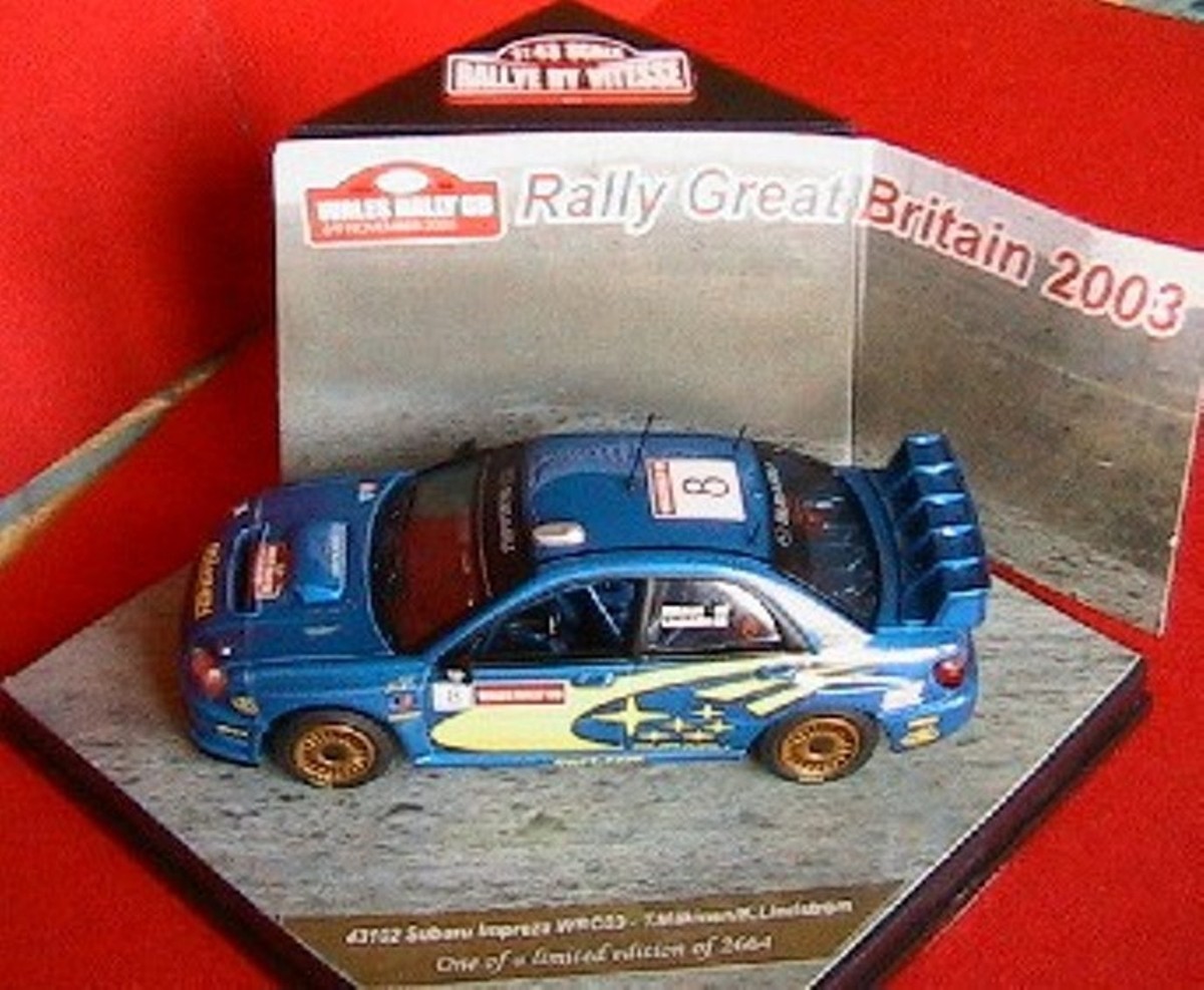 Subaru Impreza WRC 03 #8 Rally Great Britain 2003 Makinen