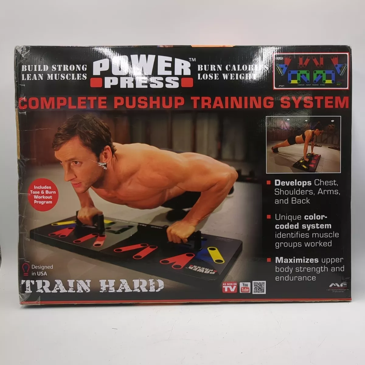 Power press online push up workout