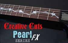 Barb Wire MOP WHITE SHELL Fret Marker Vinyl Inlay Decal for Ibanez or ANY GUITAR