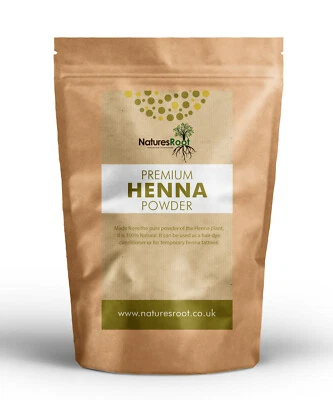 Premium Henna Powder - Pure | Natural Hair Dye Colour | Mix w/ Henna | Body Art