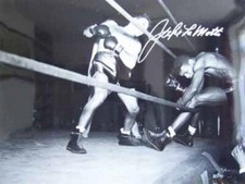 Jake LaMotta - Boxer - Signed Photo - COA (25691)