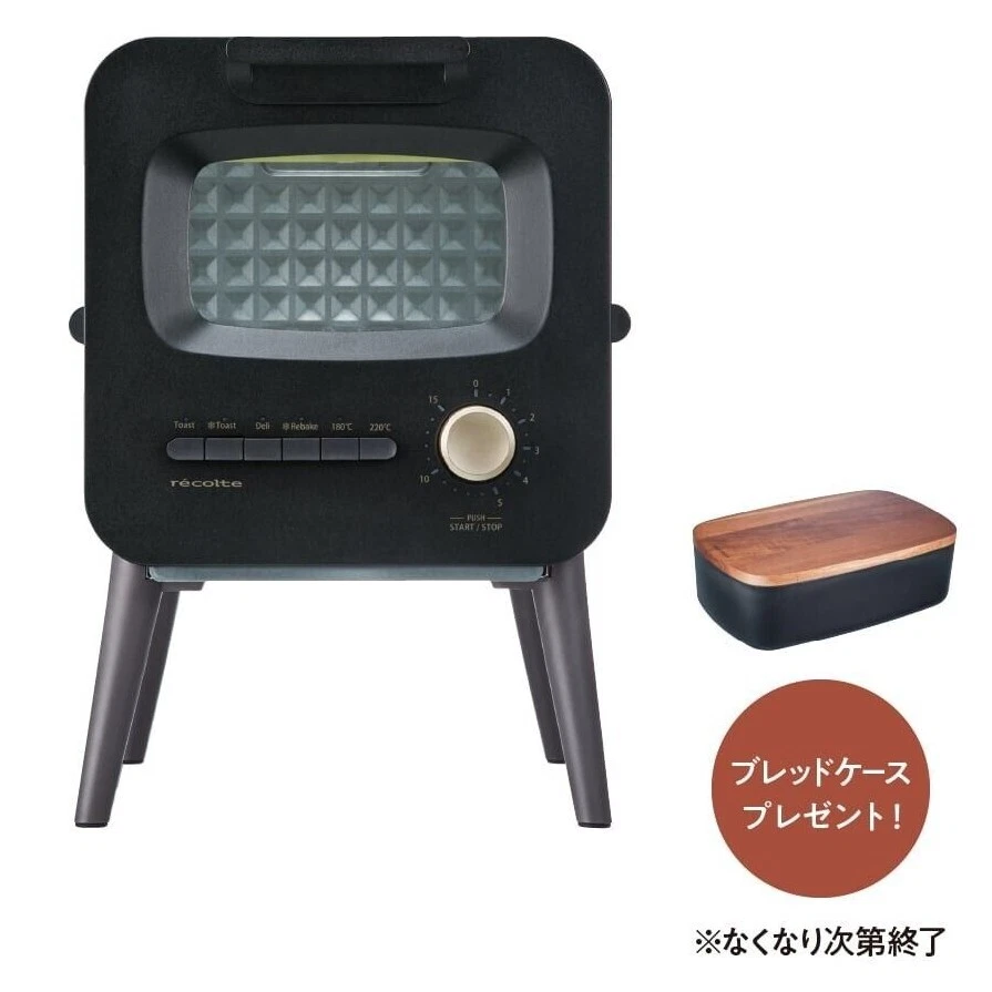 Tostadora Recolte Slide Rack Edición Limitada RSR-2LE AC100V Recolte JAPÓN NUEVA Foto 3 de 4