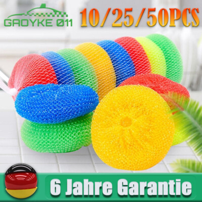 Topfkratzer Kunststoff Scheuerschwamm Topfschwamm Spülschwamm Kratzschwamm Rund