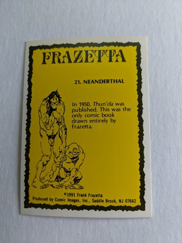 Frazetta Frank Frazetta Trading Card Comic Images 1991 Pick A Card Bundle & Save - Picture 25 of 109